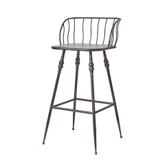 BARCHAIR GREY IRON PROVENCE 70 